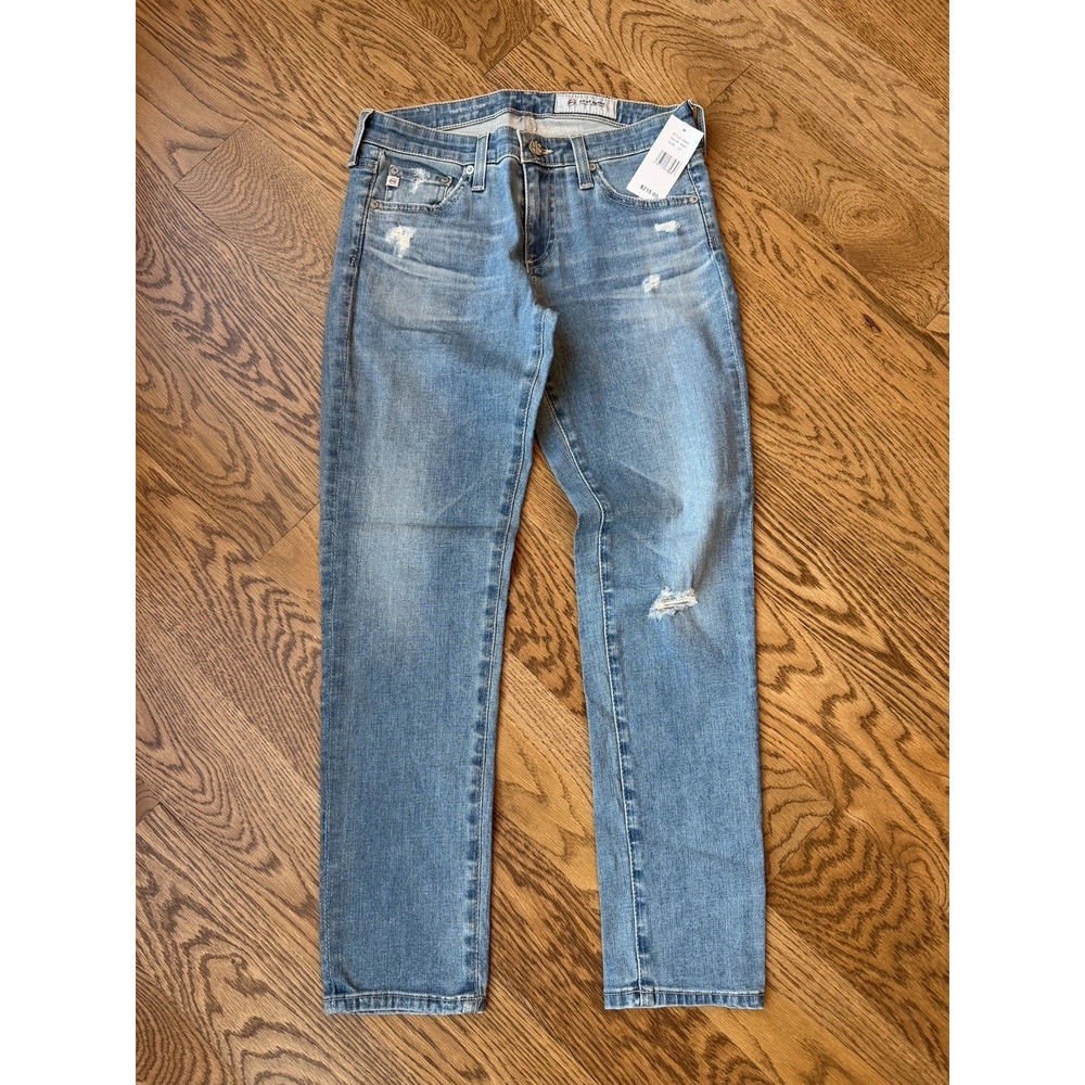 AG Adriano Goldschmied Jeans Sz 27R The Stilt Cigarette Leg Blue Denim USA Made